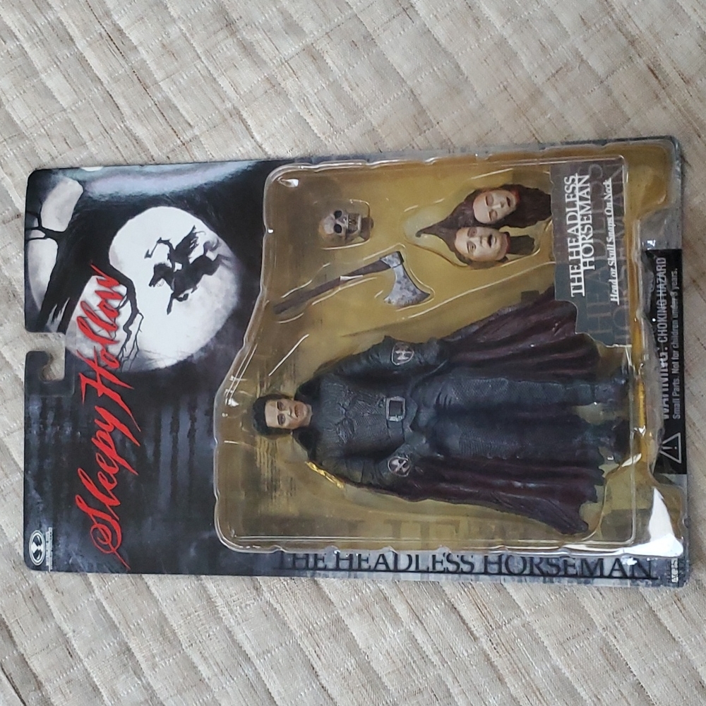 1999 Sleepy Hollow 'The Headless Horseman' Action Figurine, NIB, mint